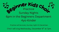 Beginners Choir